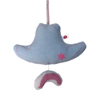 Johnny, jouet musical - rose